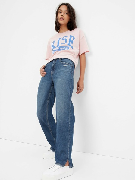 GAP Dětské džíny '90s loose oragnic cotton GAP