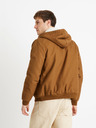 Celio Hnědá pánská bunda Celio Cuhoodie