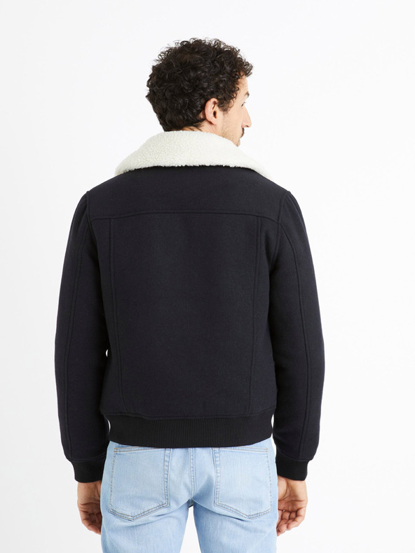 Celio Černá pánská bunda Celio Cuaviator