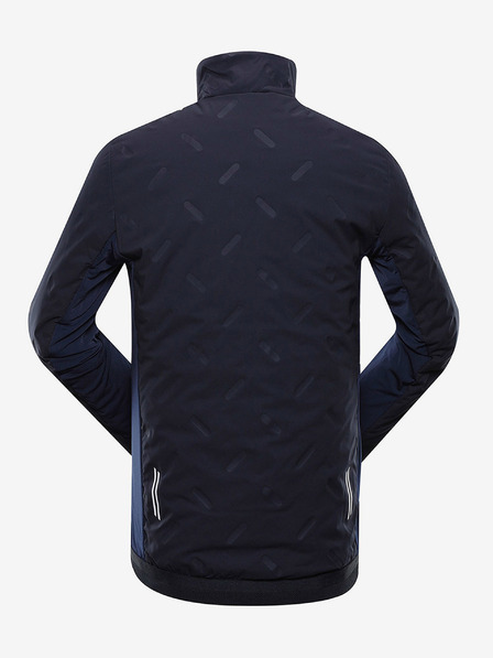 ALPINE PRO Tmavě modrá pánská outdoorová bunda s úpravou DWR ALPINE PRO Barit