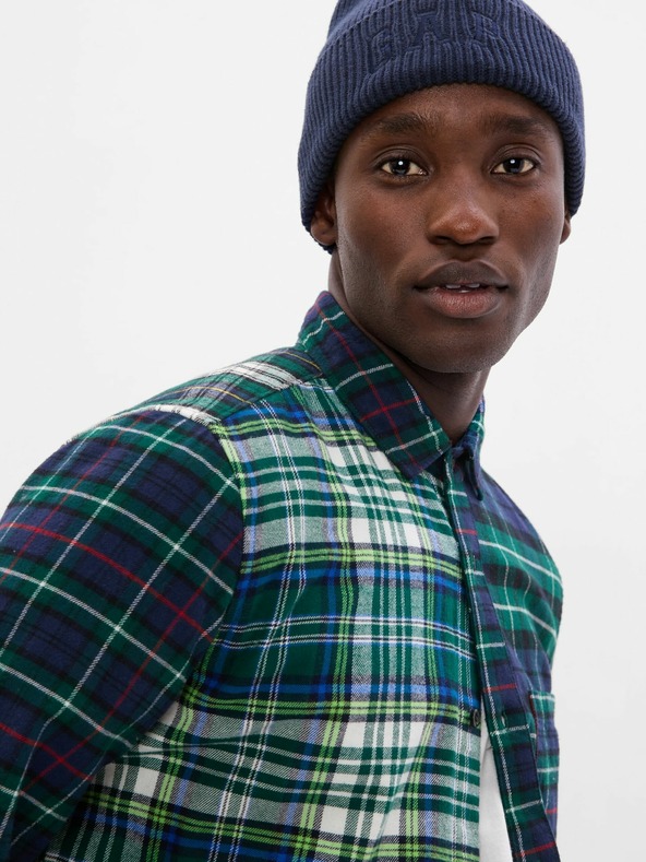 GAP Flanelová kostkovaná košile GAP