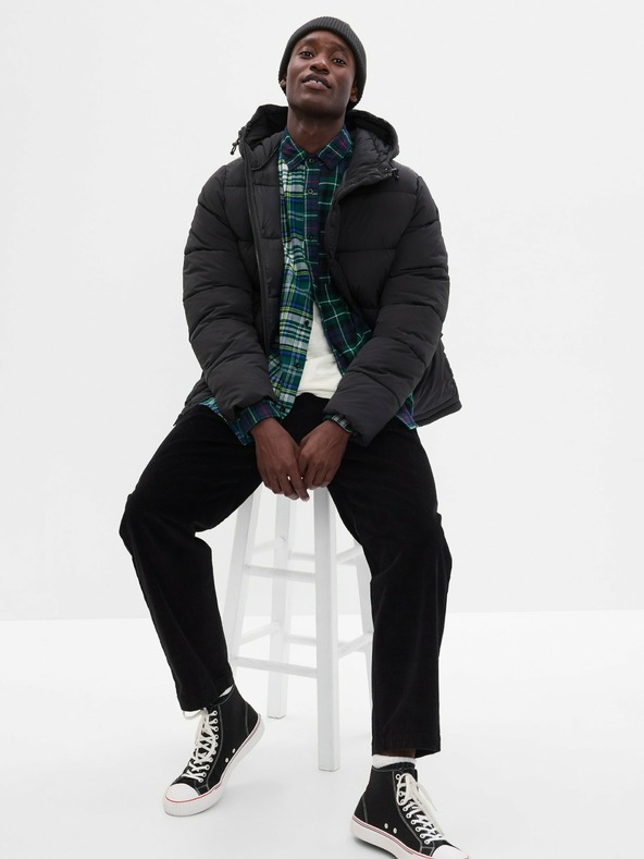 GAP Flanelová kostkovaná košile GAP