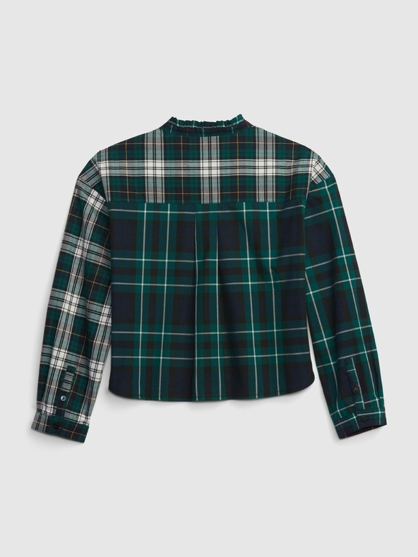 GAP Dětská kostkovaná košile GAP