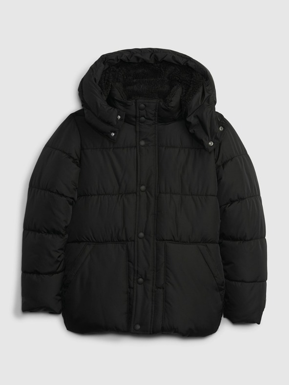 GAP Dětská zimní bunda s kožíškem GAP