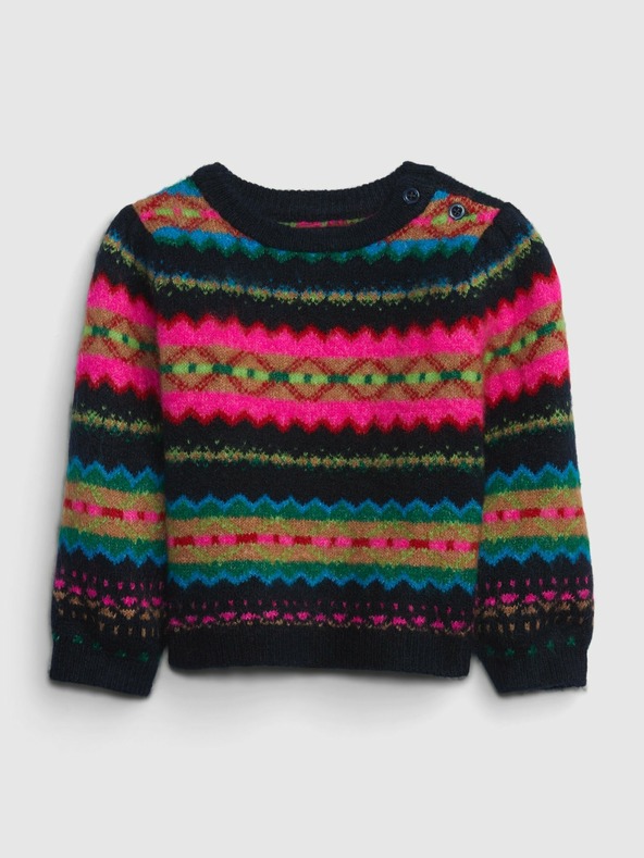 GAP Baby svetr s norským vzorem GAP