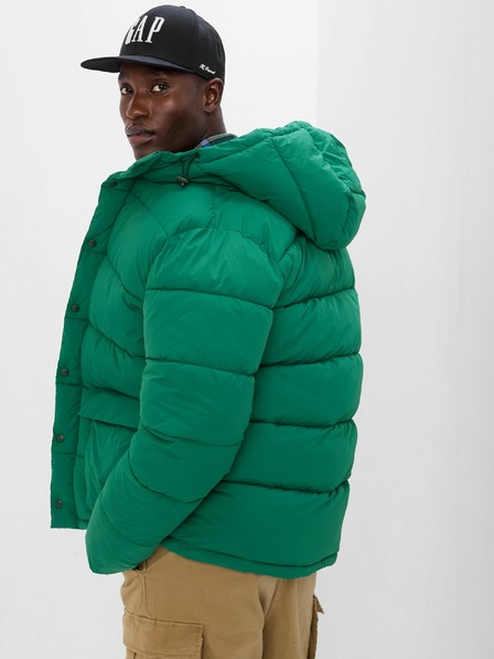 GAP Prošívaná bunda s kapucí PrimaLoft®