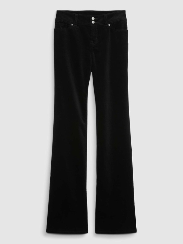 GAP Dětské sametové bootcut džíny GAP