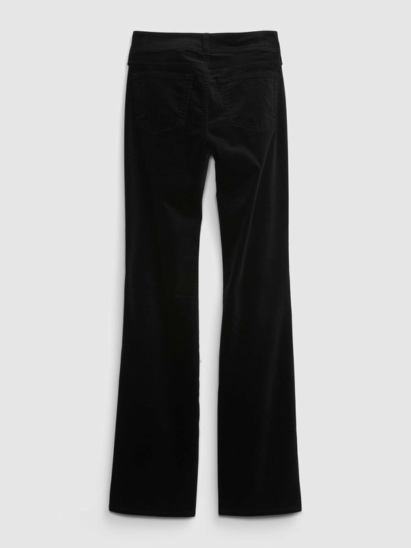 GAP Dětské sametové bootcut džíny GAP