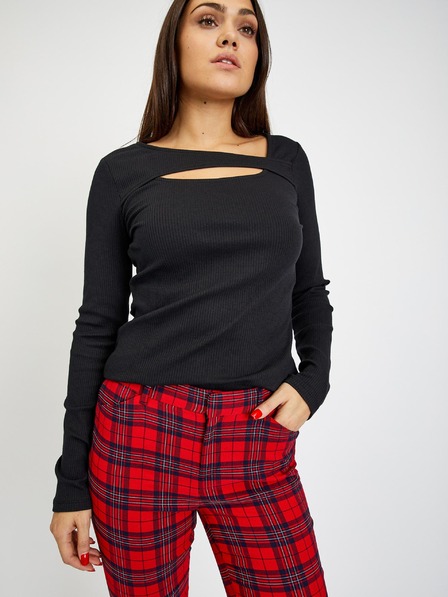 GAP Kostkované kalhoty skinny bi-stretch