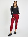 GAP Kostkované kalhoty skinny bi-stretch GAP