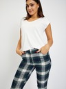 GAP Kostkované kalhoty skinny bi-stretch GAP