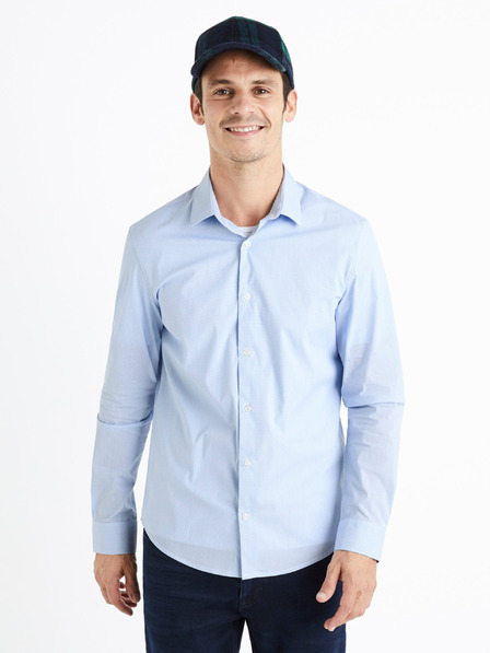 Celio Kostkovaná košile slim Masantal2 Celio