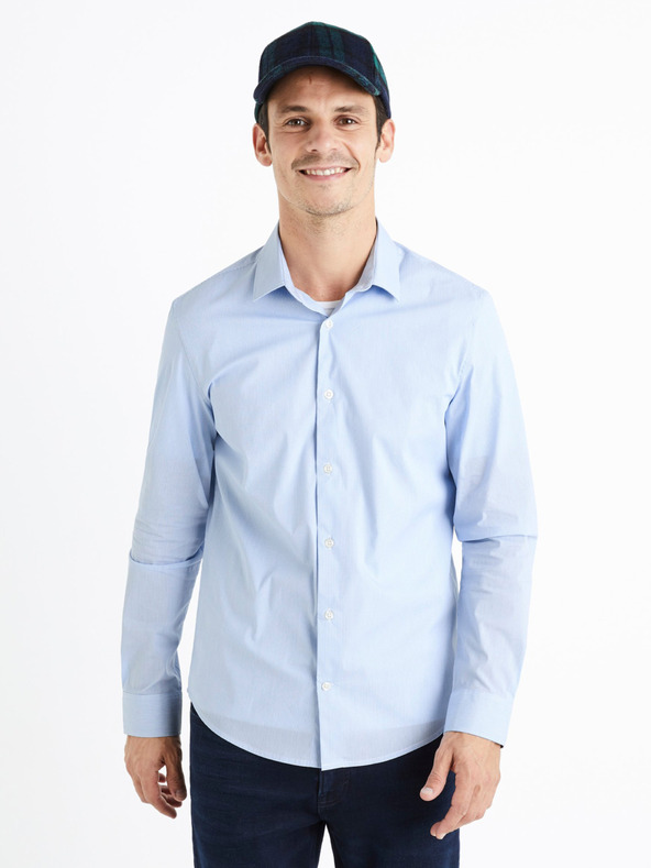 Celio Kostkovaná košile slim Masantal2 Celio