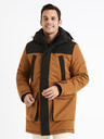 Celio Hnědá bunda parka Celio  Cubicol
