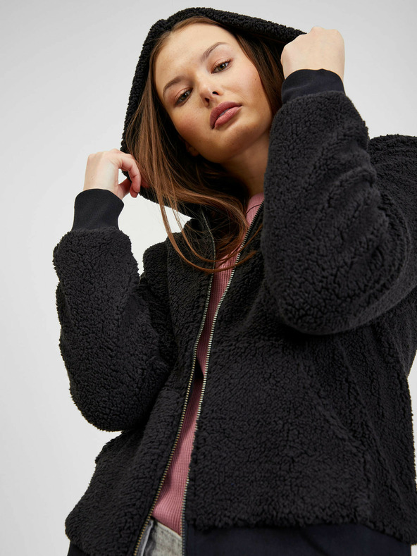 GAP Plyšová mikina s kapucí GAP