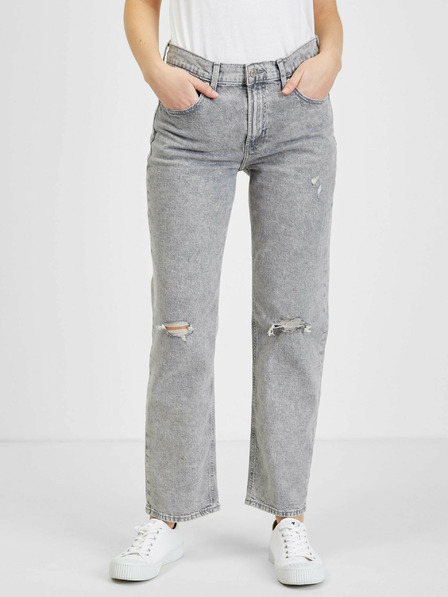 GAP Džíny loose Mid Rise Destructed '90s GAP