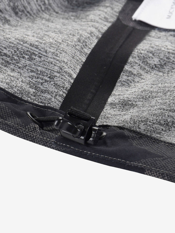 ALPINE PRO Tmavě šedá pánská vzorovaná bunda ALPINE PRO GIBB