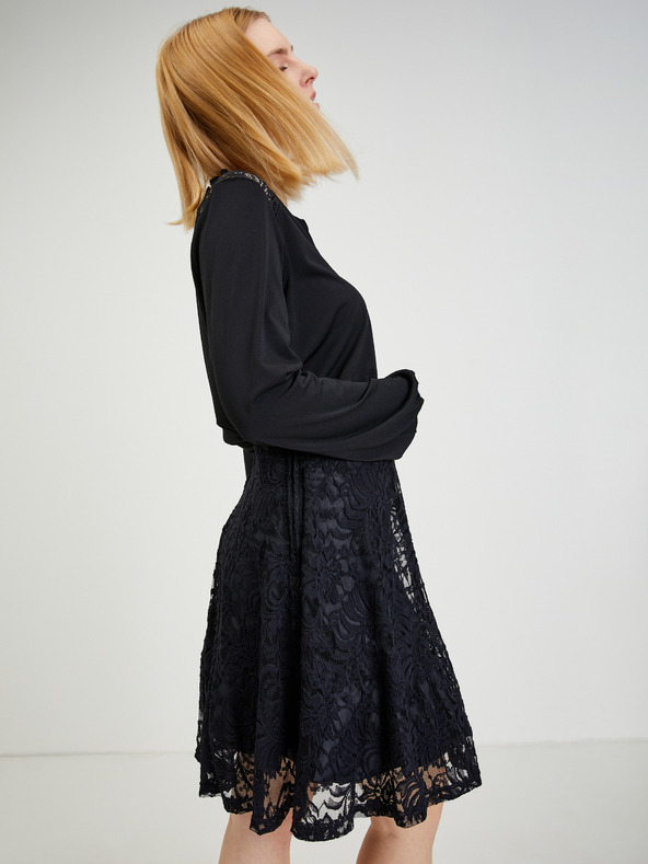 Orsay Černá dámská krajková sukně ORSAY