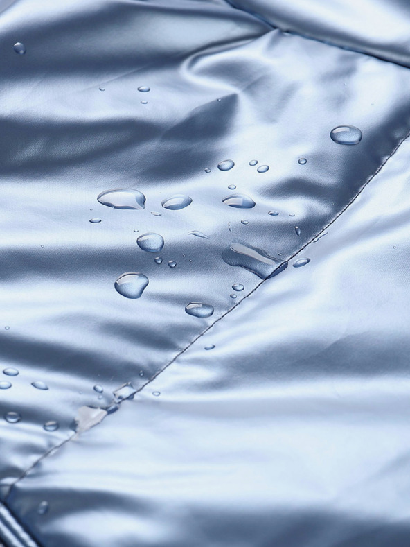 NAX Šedo-modrý holčičí kabát NAX FEREGO