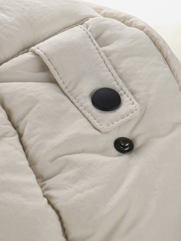 NAX Krémová pánská zimní bunda NAX MOREF