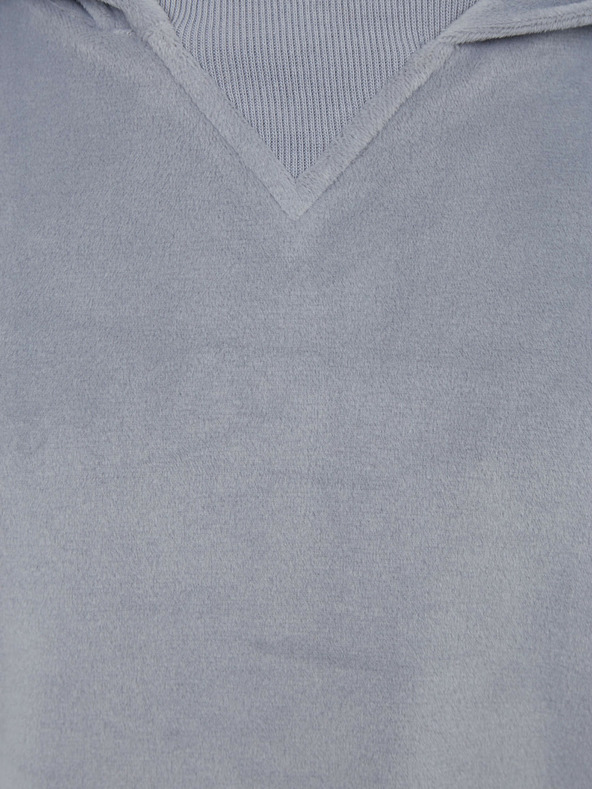 GAP Dětská sametová mikina s kapucí GAP