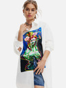 Desigual Bílá dámská oversize košile Desigual Daphne