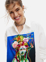 Desigual Bílá dámská oversize košile Desigual Daphne