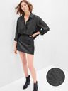 GAP Košile s metalickou nití oversize GAP