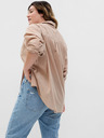 GAP Košile s metalickou nití oversize GAP