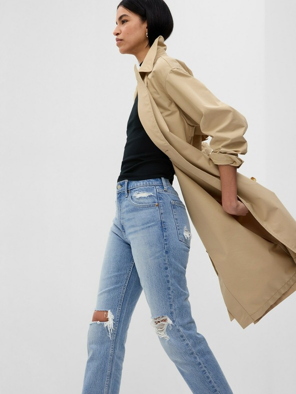 GAP Džíny straight High Rise Cheeky GAP