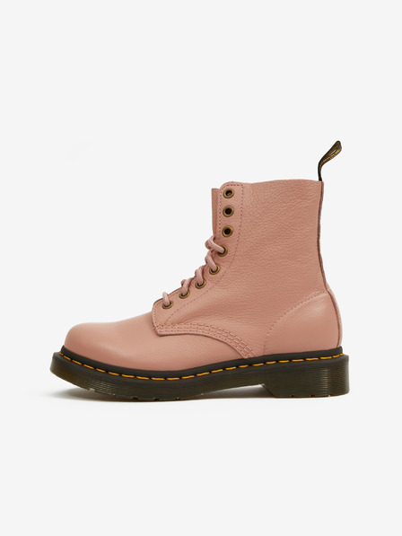 Dr. Martens Růžové dámské kotníkové kožené boty Dr. Martens