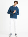 Celio Petrolejový pánský basic svetr Celio Degrain