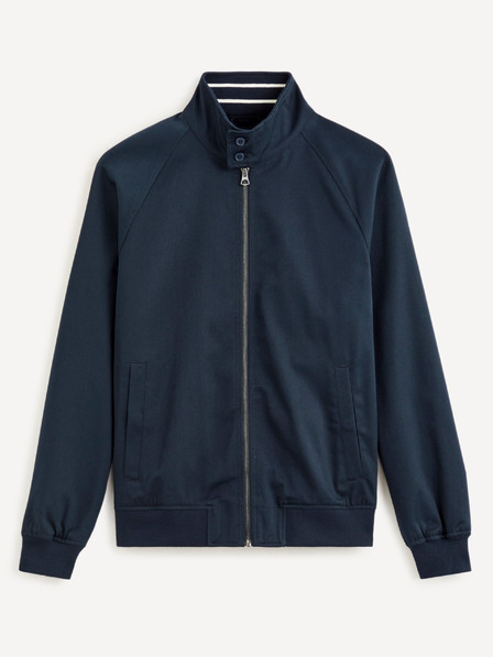 Celio Tmavě modrá pánská bunda na zip Celio Ducotone