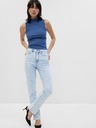 GAP Džíny slim High Rise Split-Hem Vintage GAP