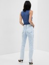 GAP Džíny slim High Rise Split-Hem Vintage GAP