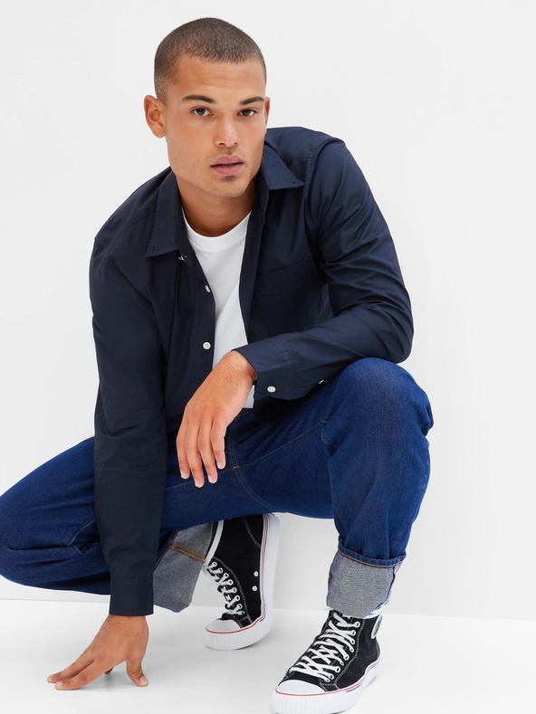 GAP Košile slim poplin stretch GAP