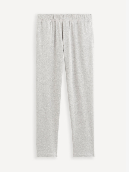 Celio Světle šedé pánské pyžamo Celio Dijersey