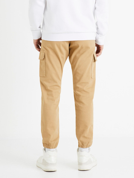 Celio Světle hnědé pánské cargo kalhoty Celio Dolyte