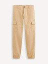 Celio Světle hnědé pánské cargo kalhoty Celio Dolyte