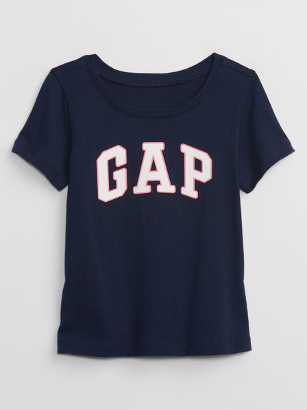 GAP Tmavě modré holčičí tričko s logem GAP