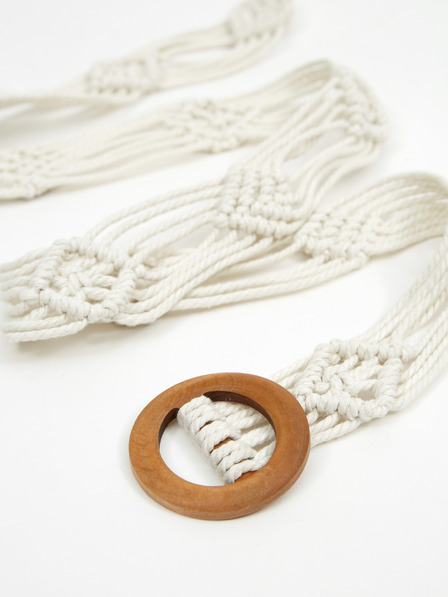 Orsay Bílý dámský pásek ORSAY