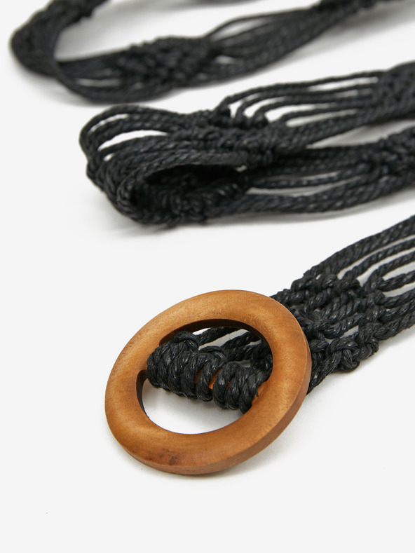 Orsay Černý dámský pásek ORSAY