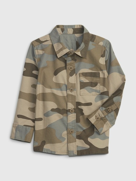 GAP Baby košile s army vzorem GAP