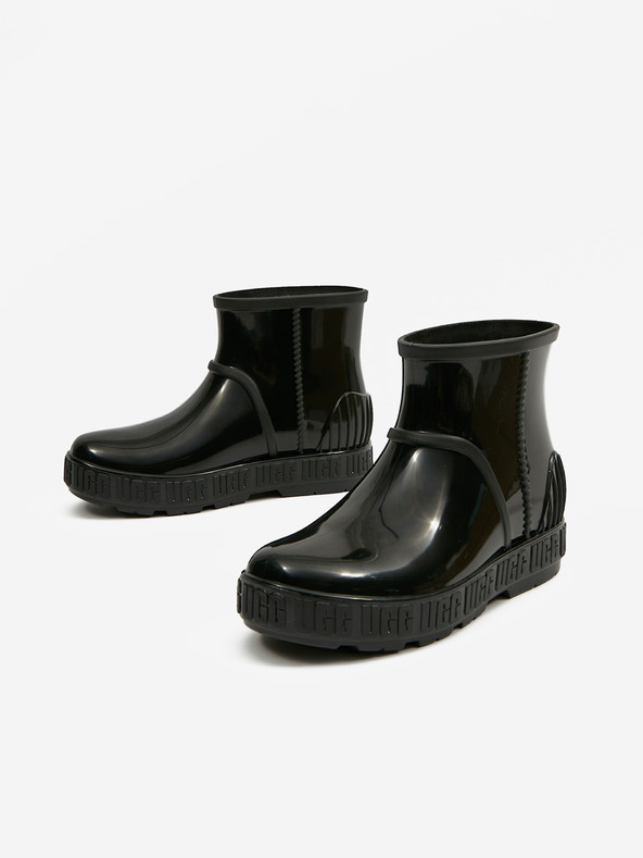 UGG Černé holčičí kotníkové holínky UGG Drizlita
