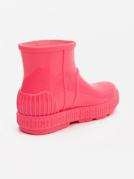 UGG Neonově růžové holčičí kotníkové holínky UGG Drizlita