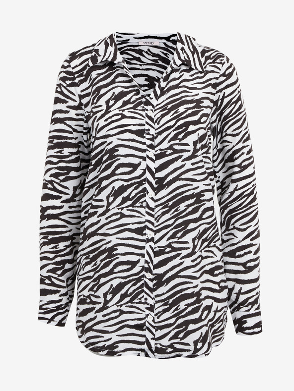 Orsay Bílo černá dámská halenka ORSAY