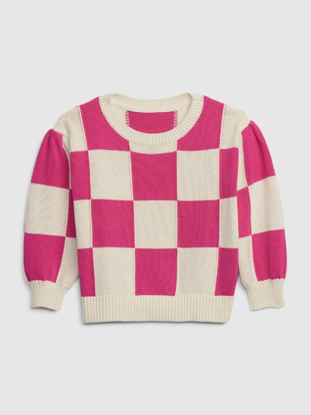 GAP Baby svetr s šachovnicí GAP