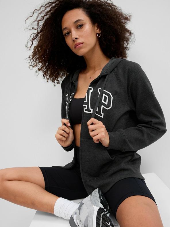GAP Mikina s logem a fleece GAP