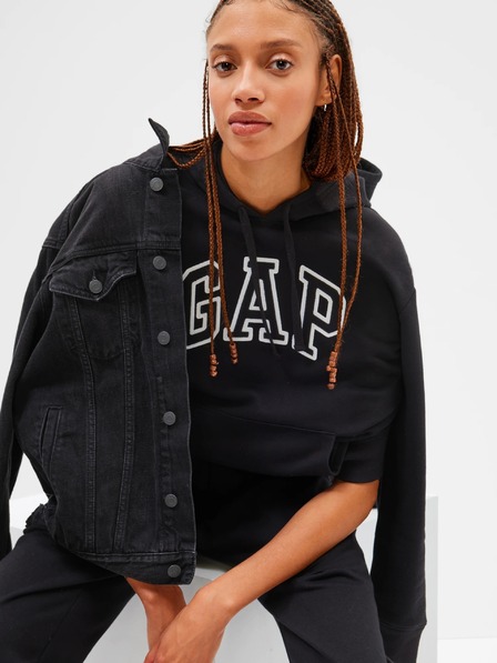 GAP Mikina s logem a fleece GAP
