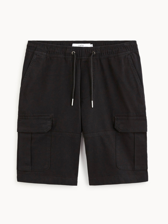 Celio Černé pánské kraťasy Celio Dobookbm